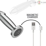 INTENSE - ANAL PLUG 10 VIBRAZIONI DILDO METALLO CON TELECOMANDO M